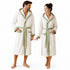 Accappatoio Uomo e Donna Elegante 100% Cotone in Spugna con Finiture a Contrasto - per Casa, SPA e Hotel