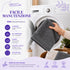 Set 12 Asciugamani Lavette Premium 30x30 cm 100% Cotone - per Viso, Mani, Ospiti e SPA