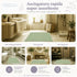 Set 2 Tappeti Bagno Superior 52x90 cm 100% Cotone 1500 GSM - per Bagno, SPA e Hotel