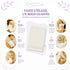 Set 10 Guanti Bagno 14x20 cm - 60% Bamboo e 40% Cotone - con Bordura Decorativa - per Detersione Viso, Corpo e Skincare
