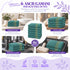 Set 6 Asciugamani Premium Elite 40x70 cm 100% Cotone - con Bordura Jacquard - per Bagno, Palestra e Viaggio