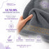 Set 12 Asciugamani Lavette Premium Elite 30x30 cm 100% Cotone - con Bordura Jacquard - per Viso, Mani, Ospiti e SPA