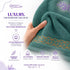 Set 12 Asciugamani Lavette Premium Elite 30x30 cm 100% Cotone - con Bordura Jacquard - per Viso, Mani, Ospiti e SPA