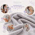 Set 8 Asciugamani Premium 100% Cotone - 2 Teli Bagno, 2 Asciugamani Viso e 4 Lavette - per Casa, Ospiti e B&B