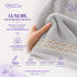 Set 6 Asciugamani Premium Elite 40x70 cm 100% Cotone - con Bordura Jacquard - per Bagno, Palestra e Viaggio