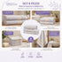 Set 8 Asciugamani Premium Elite 100% Cotone - 2 Teli Bagno, 2 Asciugamani Viso e 4 Lavette - per Casa, SPA e Ospiti