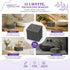 Set 12 Asciugamani Lavette Premium Elite 30x30 cm 100% Cotone - con Bordura Jacquard - per Viso, Mani, Ospiti e SPA