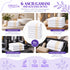 Set 6 Asciugamani Premium Elite 40x70 cm 100% Cotone - con Bordura Jacquard - per Bagno, Palestra e Viaggio
