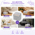 Set 12 Asciugamani Lavette Premium Elite 30x30 cm 100% Cotone - con Bordura Jacquard - per Viso, Mani, Ospiti e SPA