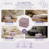 Set 12 Asciugamani Lavette Premium 30x30 cm 100% Cotone - per Viso, Mani, Ospiti e SPA