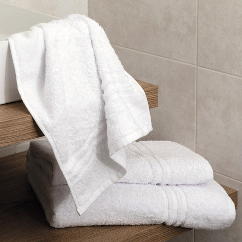 Set 2 pezzi Viso + Ospite (60x100 + 40x60 cm) in Spugna Jacquard di Cotone 400 g/m² – Modello Amalfi