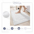 Set di 2 Tappeti da Bagno, Tappetini in Spugna per Doccia, Lavabili, Assorbenti e a Rapida Asciugatura – 750 g/m², 100% Cotone, 50x75 cm, Bianco