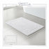 Set di 2 Tappeti da Bagno, Tappetini in Spugna per Doccia, Lavabili, Assorbenti e a Rapida Asciugatura – 750 g/m², 100% Cotone, 50x75 cm, Bianco