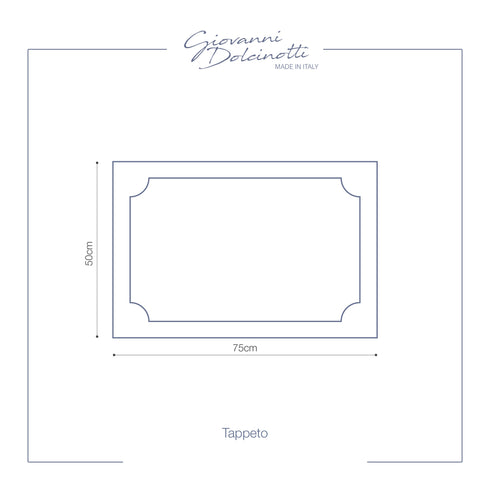 Set di 2 Tappeti da Bagno, Tappetini in Spugna per Doccia, Lavabili, Assorbenti e a Rapida Asciugatura – 750 g/m², 100% Cotone, 50x75 cm, Bianco