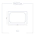 Set di 2 Tappeti da Bagno, Tappetini in Spugna per Doccia, Lavabili, Assorbenti e a Rapida Asciugatura – 750 g/m², 100% Cotone, 50x75 cm, Bianco