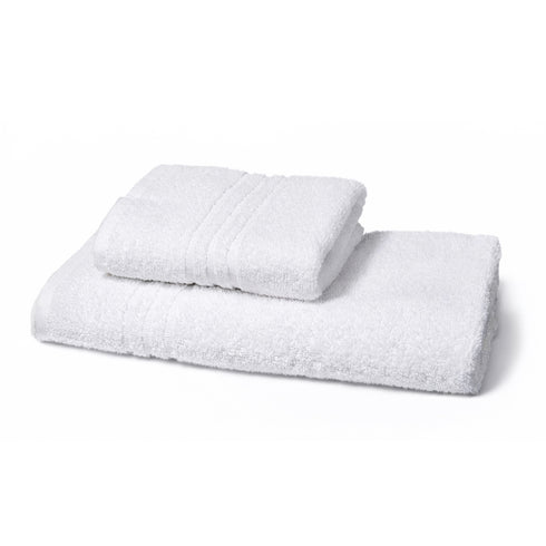 Set 2 pezzi Viso + Ospite (60x100 + 40x60 cm) in Spugna Jacquard di Cotone 400 g/m² – Modello Amalfi