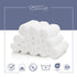 Set Lavette Asciugamani viso in 100% cotone - 30x30 cm - Extra assorbenti e ad asciugatura rapida - Per Bagno, Spa e Palestra - Modello Orlando - Col. Bianco