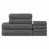 Set 8 Asciugamani Premium 100% Cotone - 2 Teli Bagno, 2 Asciugamani Viso e 4 Lavette - per Casa, Ospiti e B&B