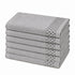 Set 6 Asciugamani 40x70 cm - 60% Bamboo e 40% Cotone - per Bagno, Palestra e Viaggio