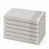 Set 6 Asciugamani 40x70 cm - 60% Bamboo e 40% Cotone - per Bagno, Palestra e Viaggio