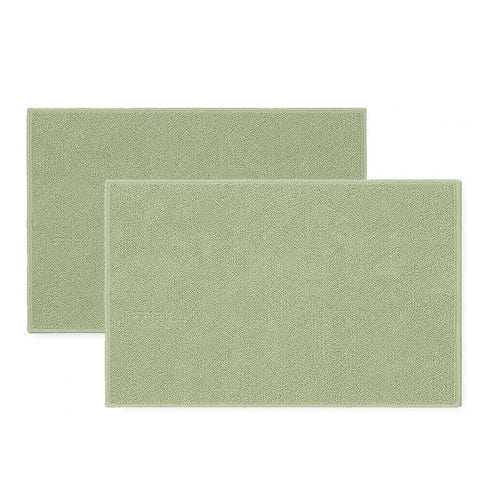 Set 2 Tappeti Bagno Superior 52x90 cm 100% Cotone 1500 GSM - per Bagno, SPA e Hotel