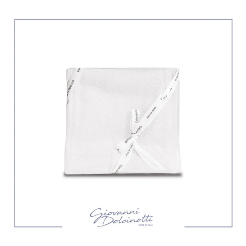 Set Lavette Asciugamani viso in 100% cotone - 30x30 cm - Extra assorbenti e ad asciugatura rapida - Per Bagno, Spa e Palestra - Modello Orlando - Col. Bianco