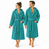 Accappatoio Uomo e Donna Smart 100% Cotone in Spugna - con Cappuccio, Cintura e Tasche - per Casa, SPA e Palestra