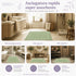 Set 2 Tappeti Bagno Premium 50x80 cm 100% Cotone - con Bordo Perimetrale - per Doccia, Vasca e Lavabo