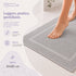 Set 2 Tappeti Bagno Premium 50x80 cm 100% Cotone - con Bordo Perimetrale - per Doccia, Vasca e Lavabo