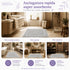 Set 2 Tappeti Bagno Premium 50x80 cm 100% Cotone - con Bordo Perimetrale - per Doccia, Vasca e Lavabo