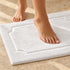 Set 2 Tappeti Bagno 50x70 cm in Spugna 750 g/m² – Bianco