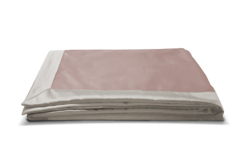 Coperta in Velluto con bordo in Raso