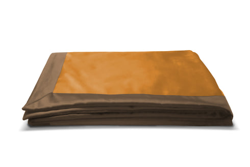 Coperta in Velluto con bordo in Raso