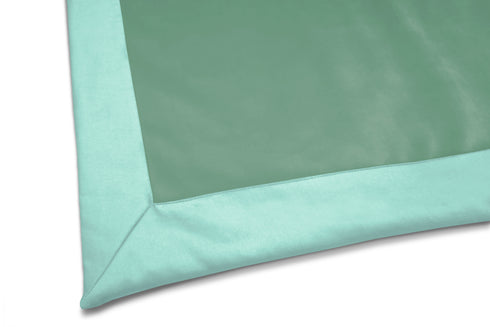 Coperta in Velluto con bordo in Raso