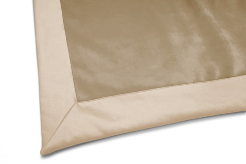 Coperta in Velluto con bordo in Raso