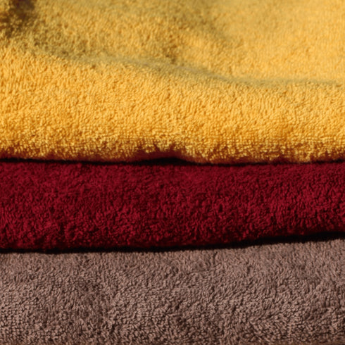 Set Asciugamano Bagno Cotone Tinta Unita