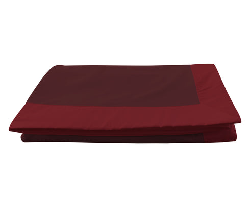 Coperta in Velluto con bordo in Raso