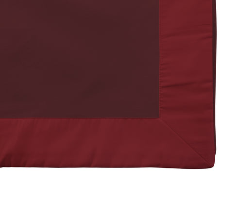 Coperta in Velluto con bordo in Raso