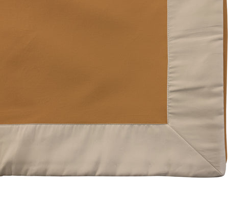 Coperta in Velluto con bordo in Raso