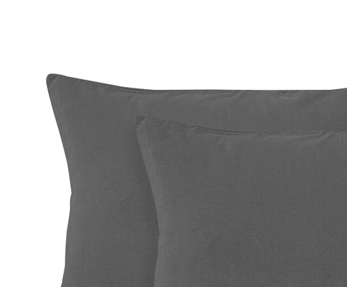 Parure Copripiumino in raso 300TC con federe in Velluto