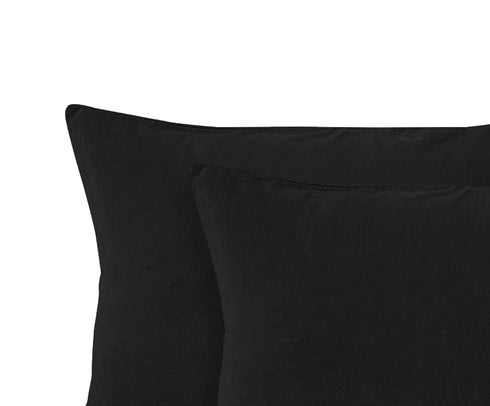 Parure Copripiumino in raso 300TC con federe in Velluto