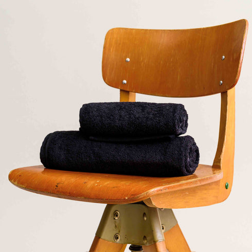 Set Asciugamano Bagno Cotone Tinta Unita