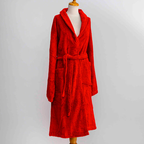 Accappatoio Unisex Cotone Bio con Scialle