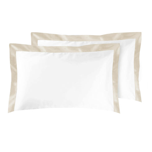 Federe a 3 volani in Raso con Bordo a contrasto - Yacht