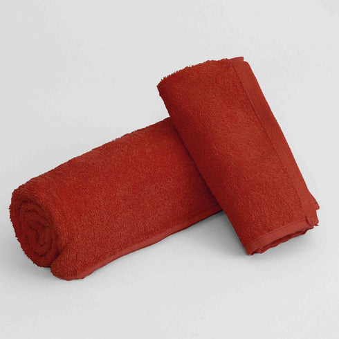 Set Asciugamano Bagno Cotone Tinta Unita