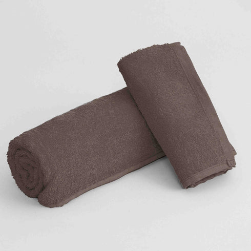 Set Asciugamano Bagno Cotone Tinta Unita