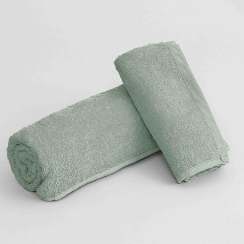 Set Asciugamano Bagno Cotone Tinta Unita