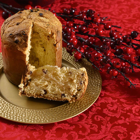 Tovaglia Natalizia Jacquard Damascato Rosso