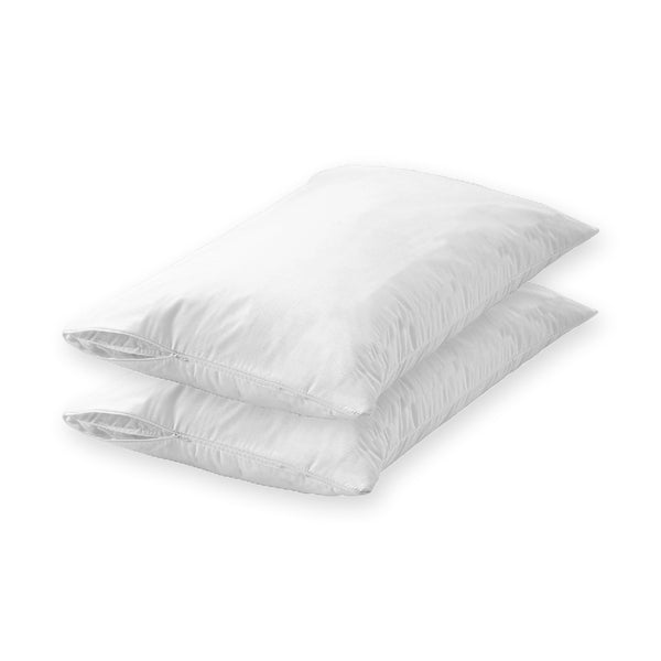 Set 2 Copricuscini con Zip 100% Cotone